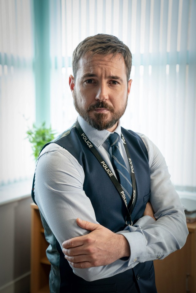 Martin Compston stars as DS Steve Arnott