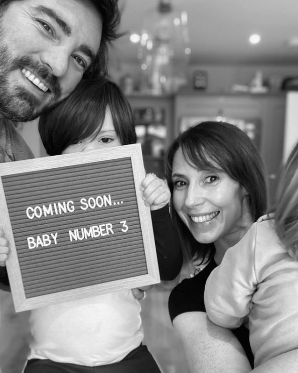 The couple are expecting a baby girl