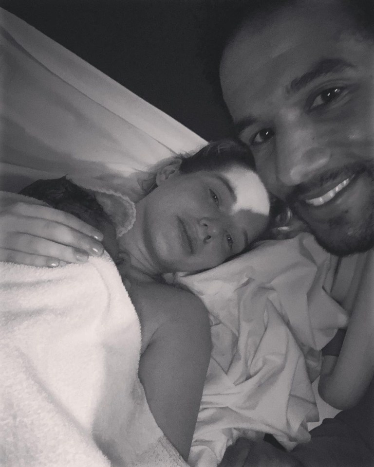 Scott announced his and Helen’s first son’s arrival on Instagram this evening