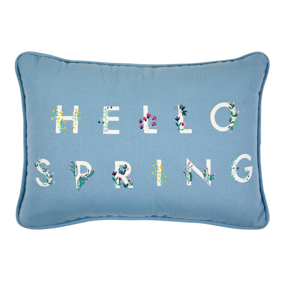 This pretty Hello Spring cushion is £8 at Next