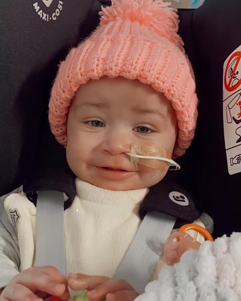 Ashley’s baby Azaylia had severe leukaemia