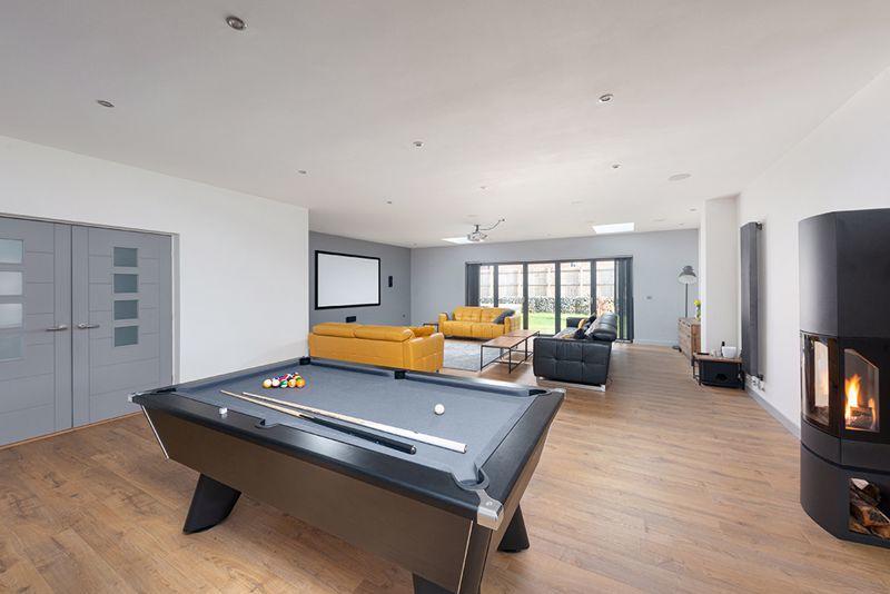 The games room would be perfect for entertaining