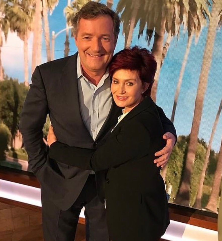 Piers Morgan has defended Sharon Obsourne again and called US network CBS a 'disgrace' and 'cowardly' for forcing her to quit