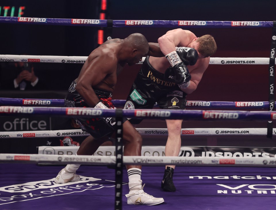 Whyte got his world title path back on track in Gibraltar