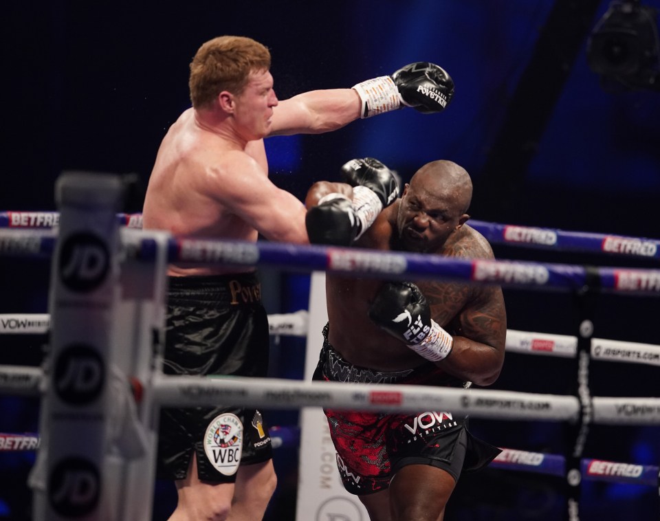 Whyte was the more intense of the pair and deserved his win