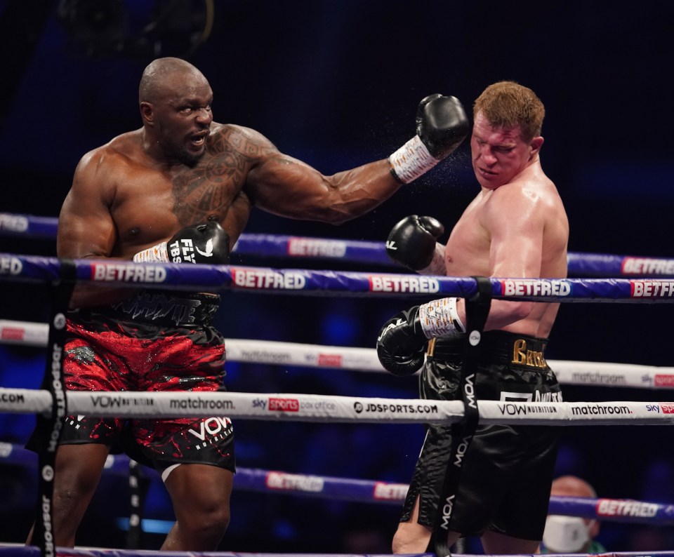 Whyte went on the attack from the first bell and never relented