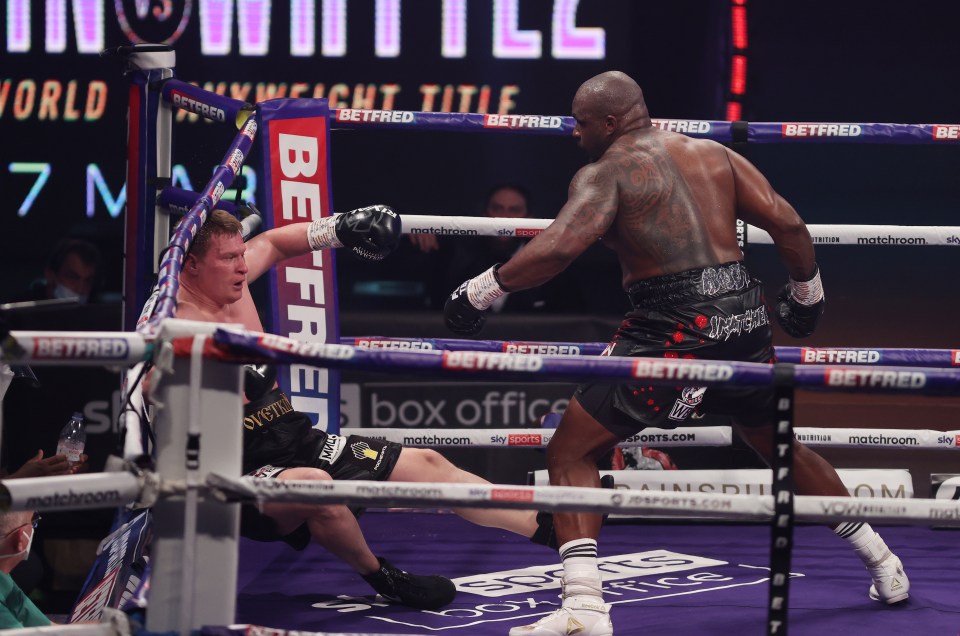 Whyte blew his Russian opponent way with a powerful and clinical performance