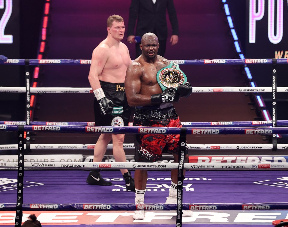 Whyte admitted he was hoping to win in the first round