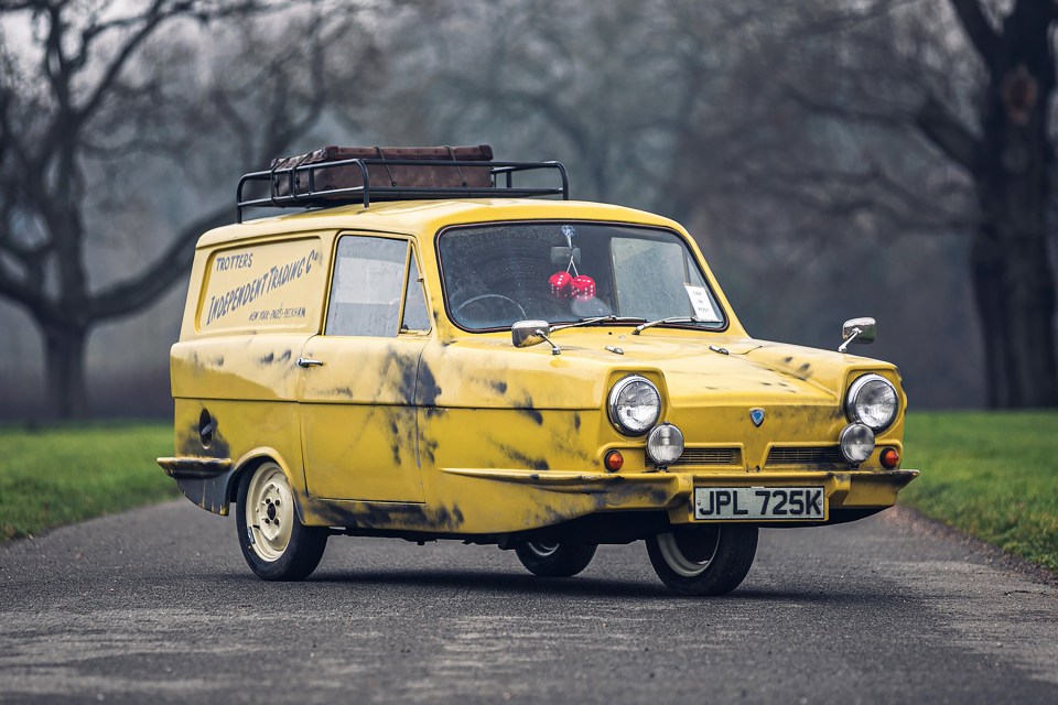 A three-wheeled van driven by Del Boy and Rodney Trotter in Only Fools and Horses has fetched £36,000 at auction