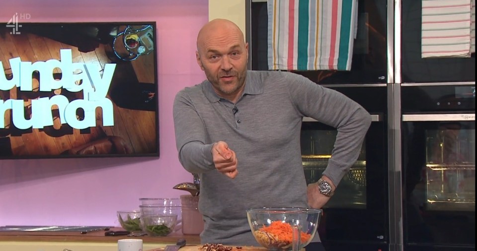 Simon Rimmer cut his thumb open