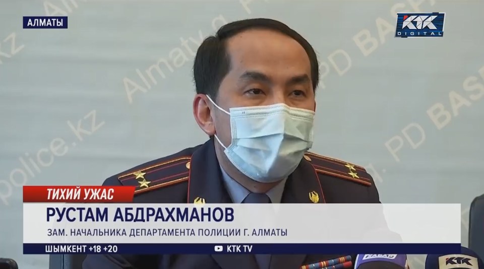 Police official Rustam Abdrakhmanov