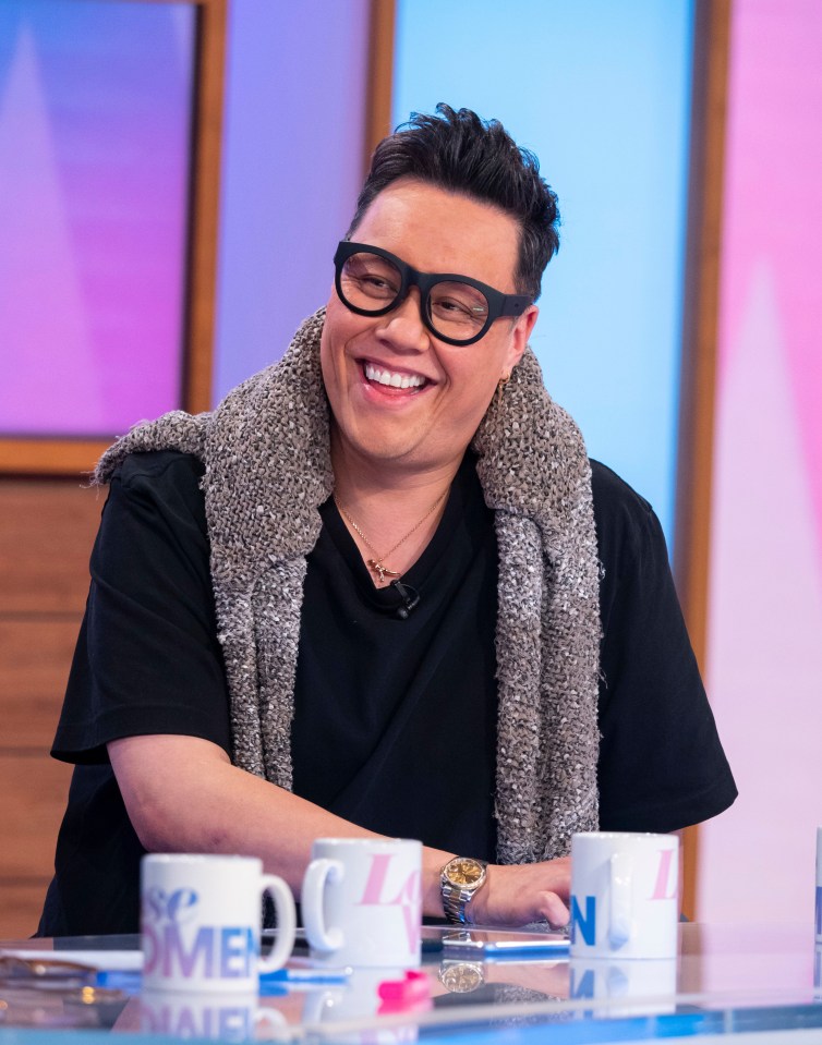 The TV presenter lost 11 stone in eight months when he developed anorexia