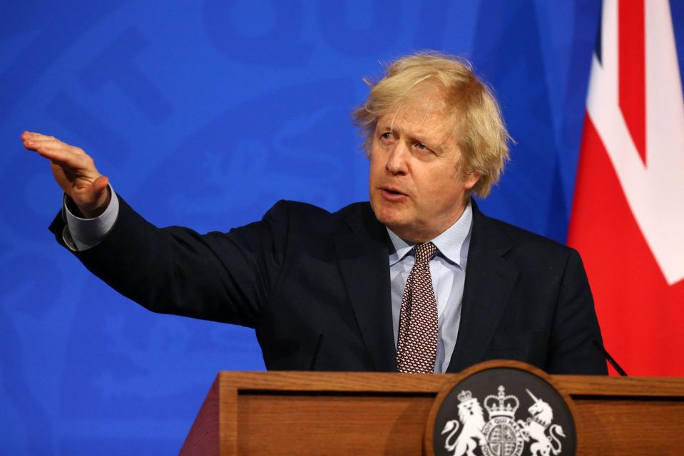 Boris Johnson addressed the nation from his new media suite today