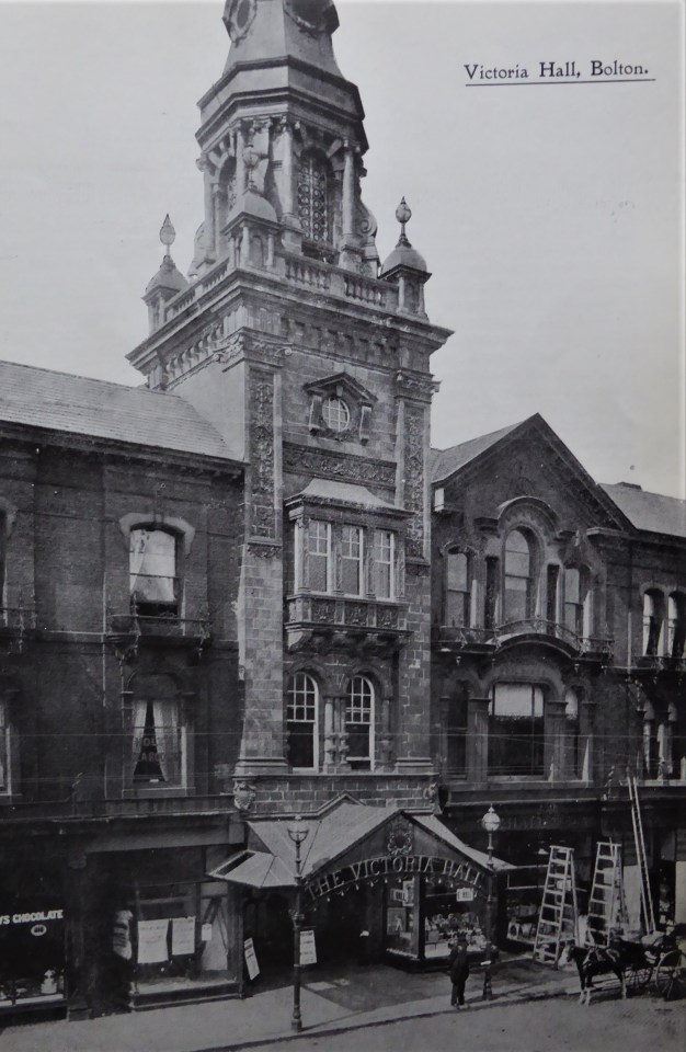 Visitors to Victoria Hall, which opened in 1900, have reportedly heard spooky voices and felt a spectral touch on their shoulders