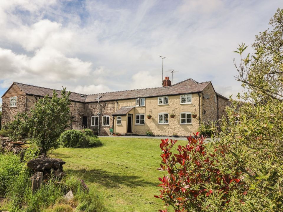 This semi-detached, traditional countryside house is in the Shropshire town of Oswestry