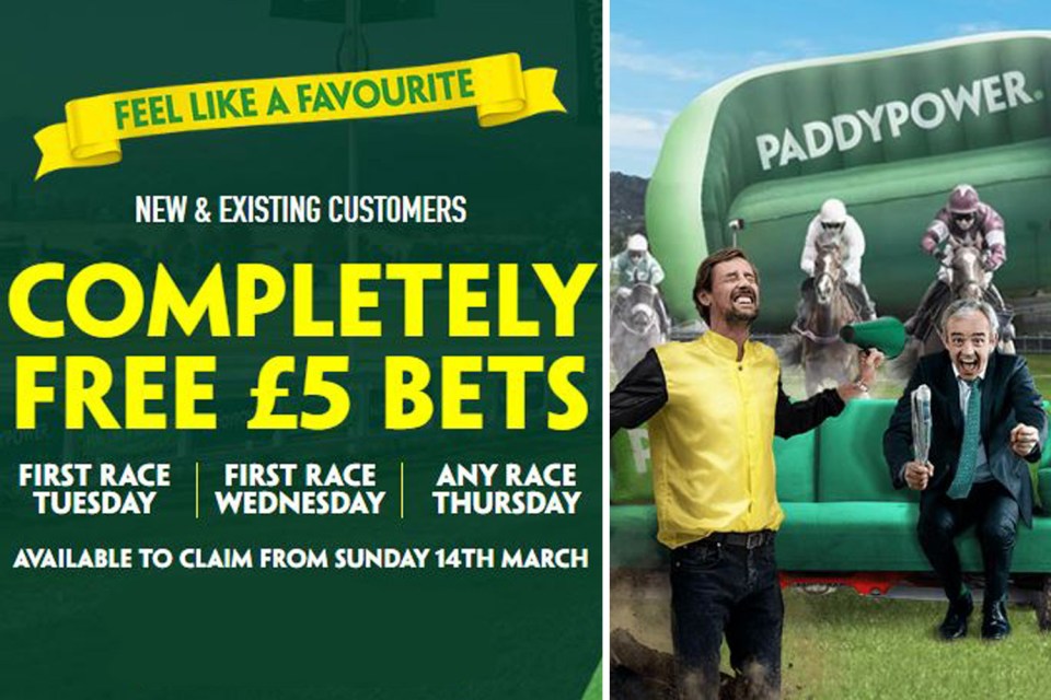 Paddy Power have a great free bets offer for Cheltenham