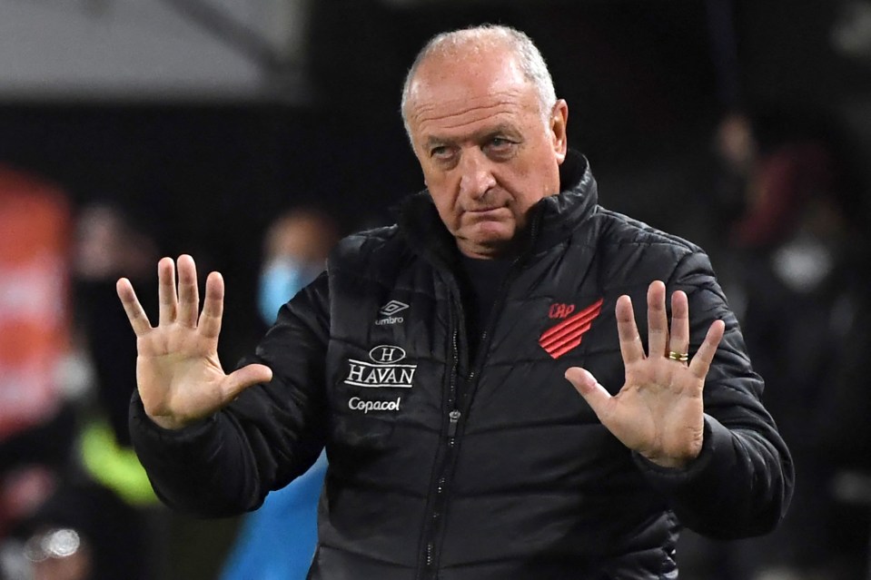 Scolari now manage Brazil's Athletico Paranaense