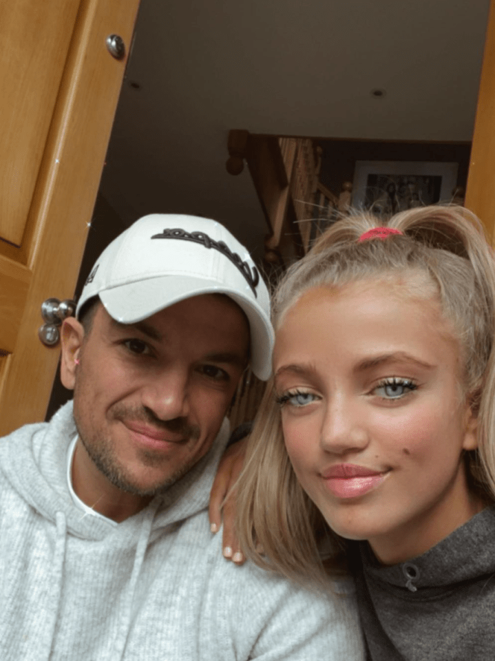 Peter Andre with daughter Princess