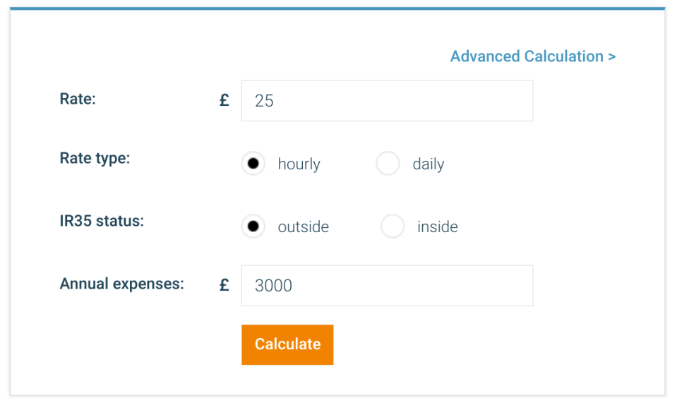 The online calculator is free to use and takes into account the tax changes