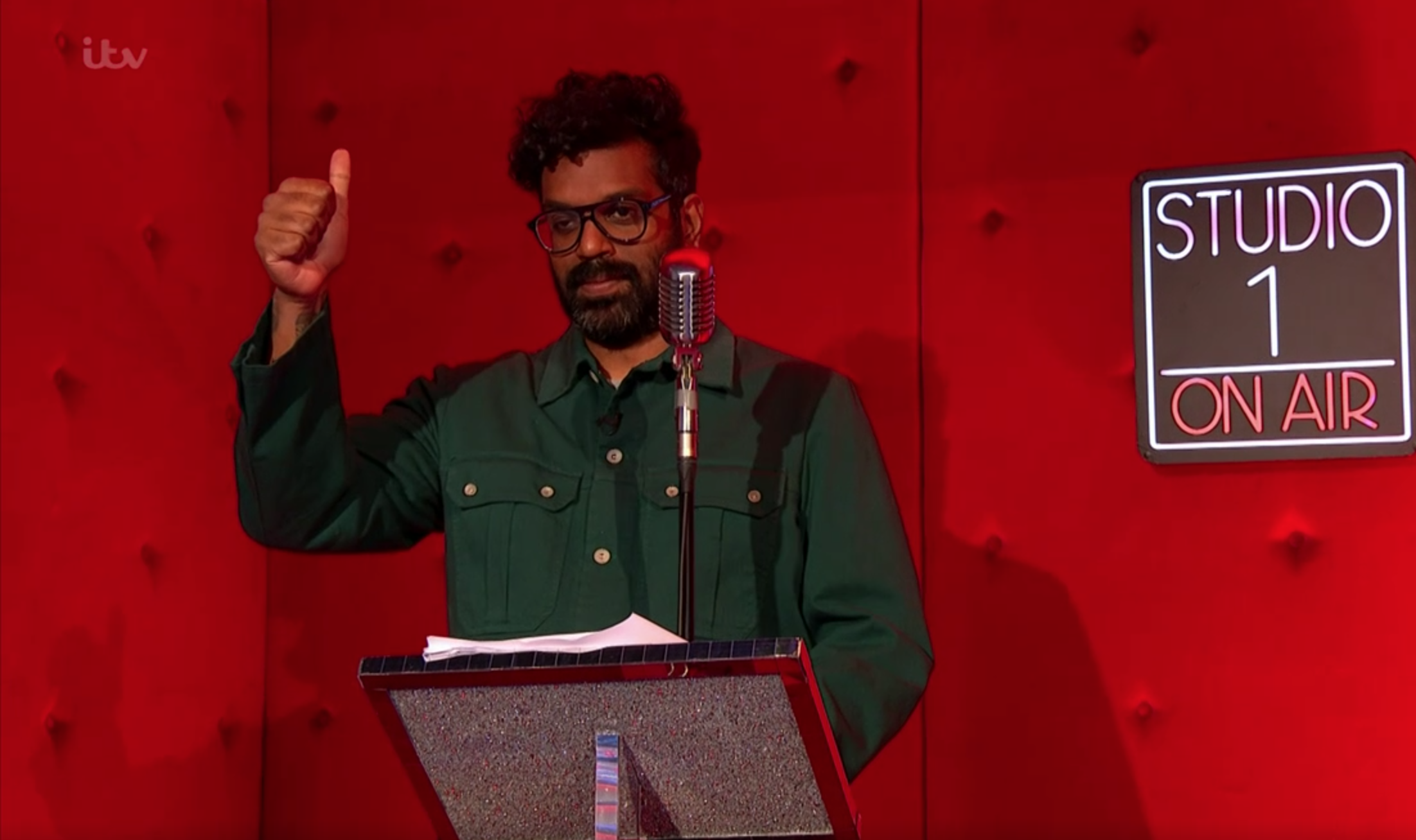 Romesh Ranganathan was the celebrity announcer