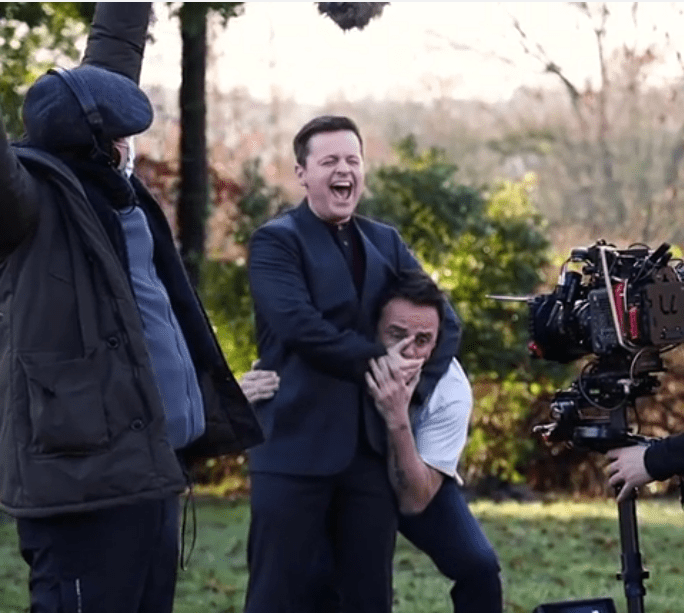 Ant McPartlin and Declan Donnelly were filming a sketch for Saturday Night Takeaway