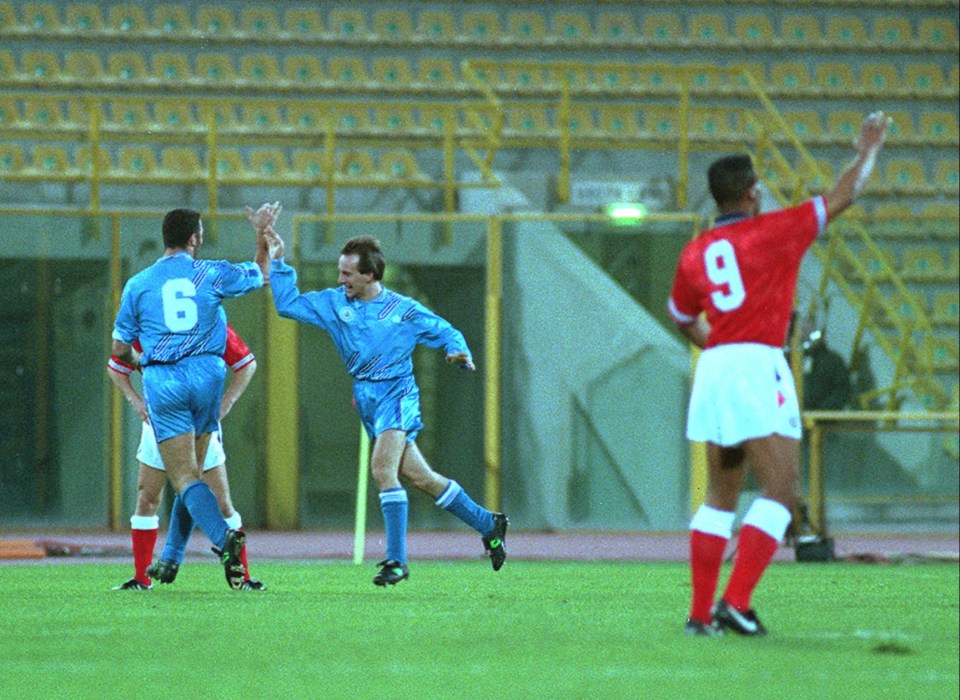 Davide Gualtieri's famous goal past England in 1993 remains stuff of San Marino legend