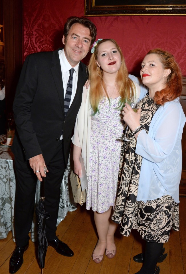 Honey with her famous dad Jonathan and mum Jane