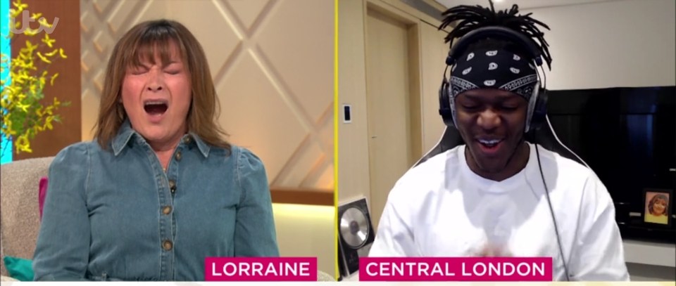 Stephen disrupted Lorraine Kelly’s interview with YouTuber KSI