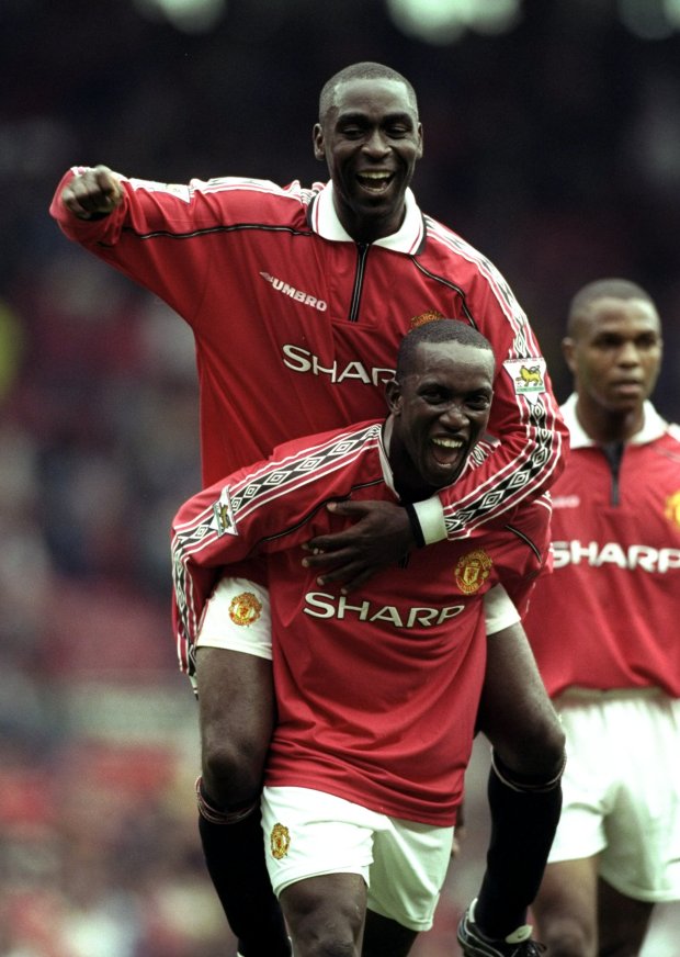 Andy Cole and Dwight Yorke formed a special strike partnership at Man United