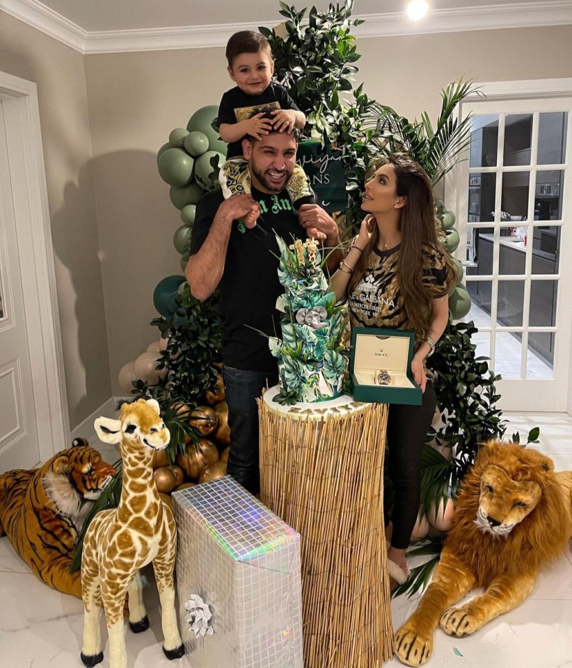 Amir Khan and wife Faryal Makhdoom have celebrated son Muhammad Zaviyar’s first birthday