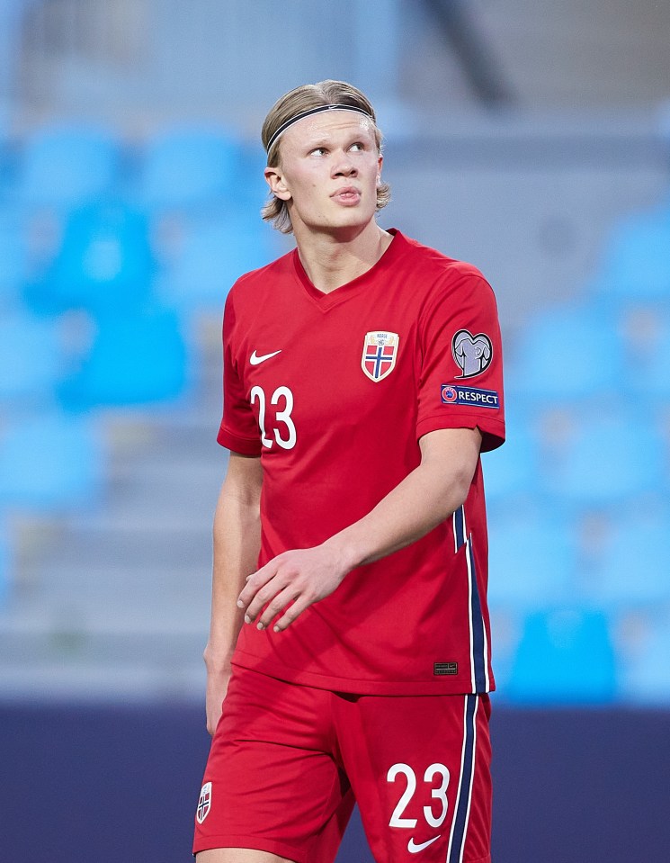 Borussia Dortmund star Erling Haaland received criticism after his performance for Norway