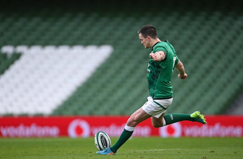 Ireland skipper Johnny Sexton was prolific off the kicking tee