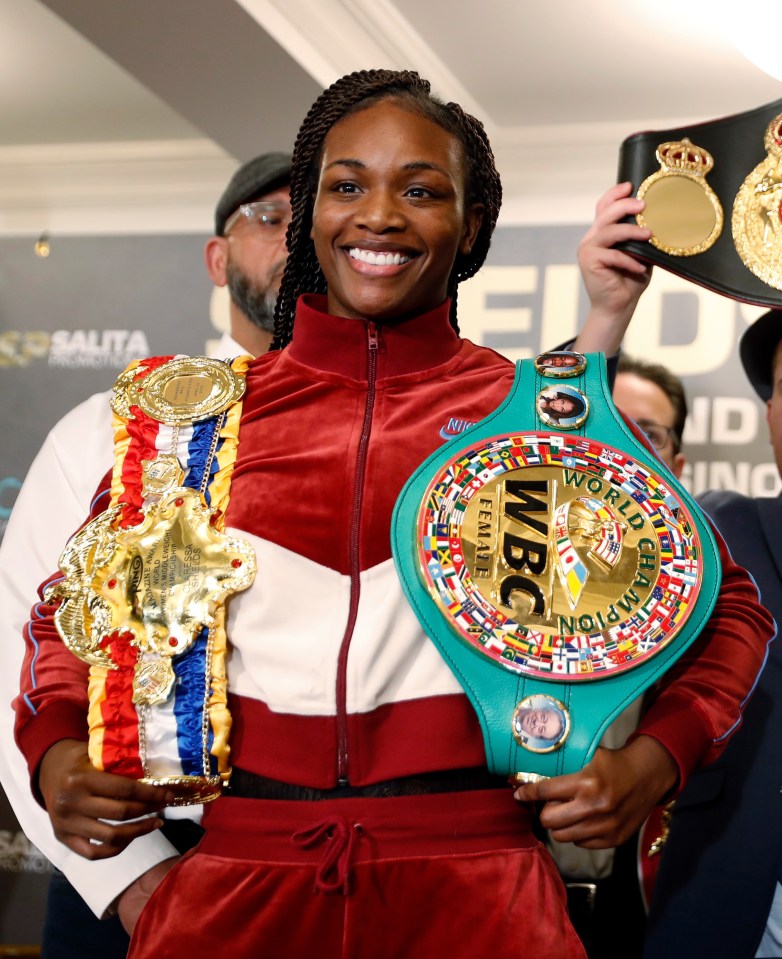 Claressa Shields reckons she is the second greatest boxer to ever step in the ring and would beat 98 per cent of men