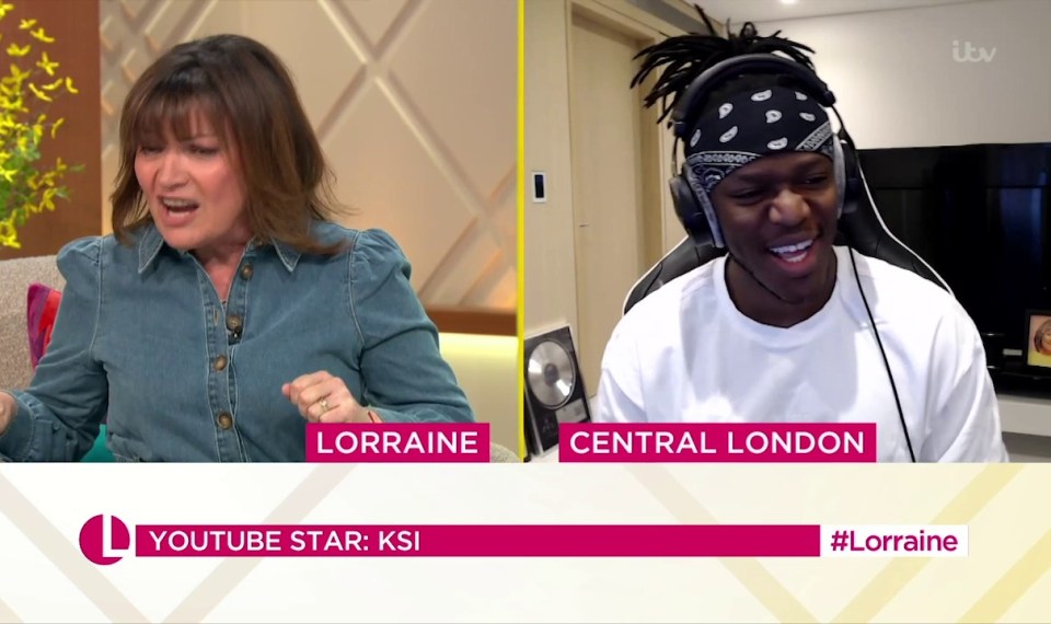 Lorraine Kelly became panicked during an interview saying she'd spotted a mouse