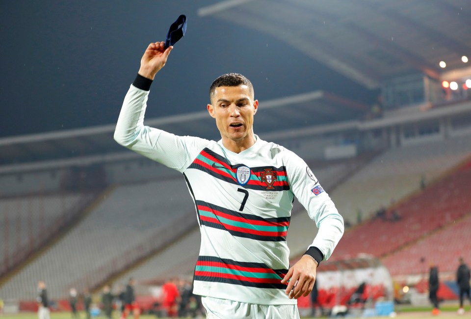 Cristiano Ronaldo's discarded armband is on sale to raise funds for a sick child in Serbia