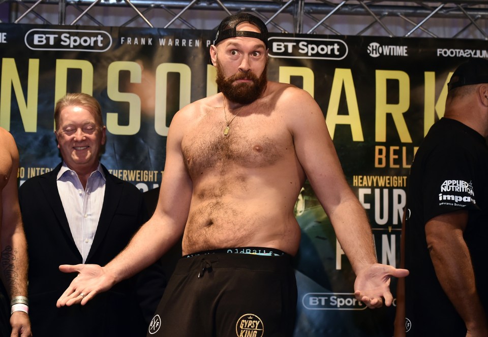 WBC heavyweight champion Tyson Fury claimed on Thursday that he has been drinking 12 pints a day