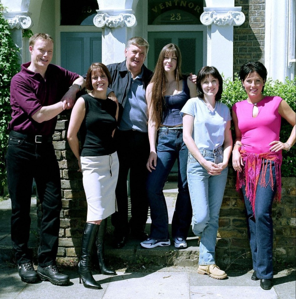 EastEnders' Slater family as they were when they when they joined in 2000