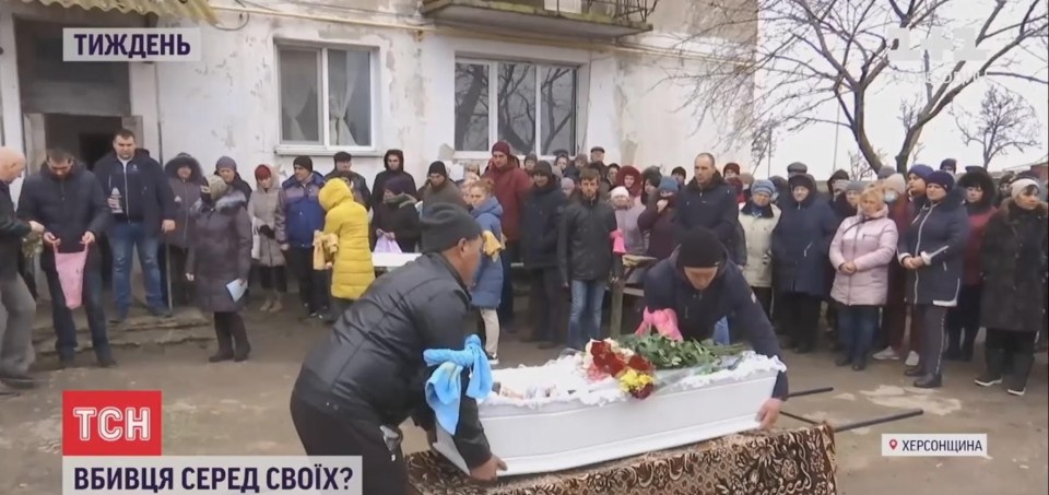 The little girl was touchingly buried alongside a gift her father had bought her for International Women's Day