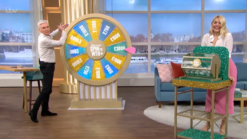 Spin To Win caused chaos on This Morning today