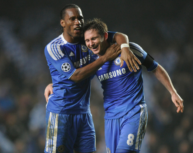 Drogba and Lampard currently hold the record with 36 goal combinations across all seasons