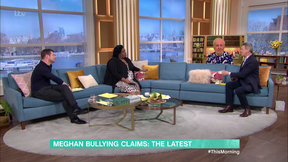 Matthew is a regular pundit for This Morning was discussing the bullying claims