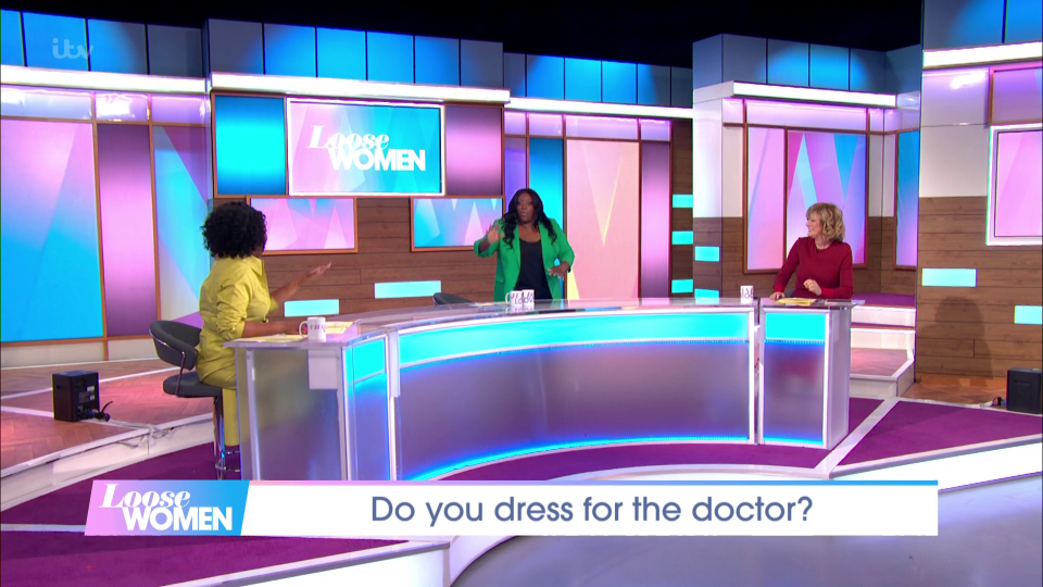 Loose Women's Judi got out of her seat and started raving during a news discussion