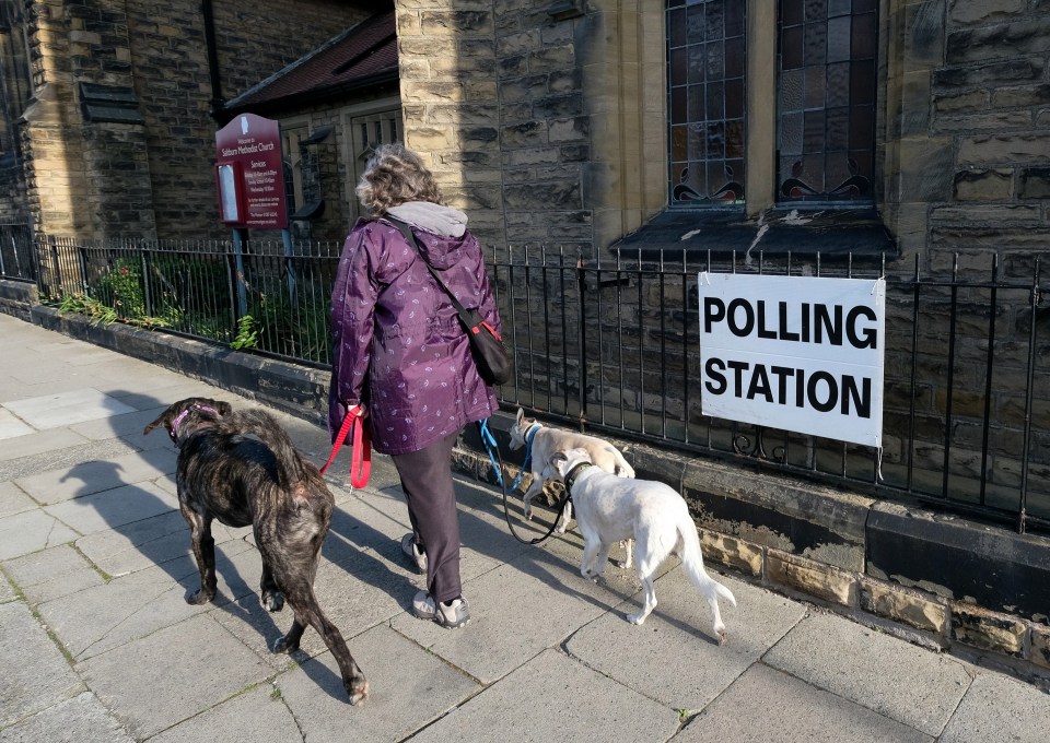 People voting in person have to follow coronavirus rules