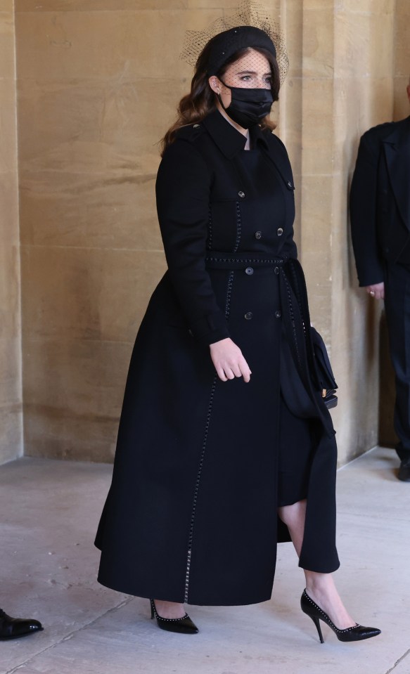 Princess Eugenie was among the 30 guests present for Prince Philip's funeral