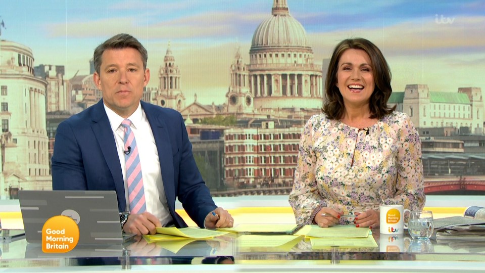 Susanna Reid wanted to know where Ben had been