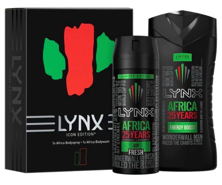 The body spray duo commemorates 25 years of Lynx Africa