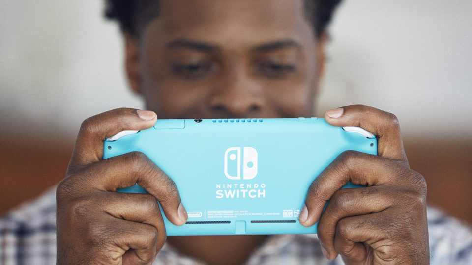 The Nintendo Switch Lite is smaller and more colourful than the Switch proper