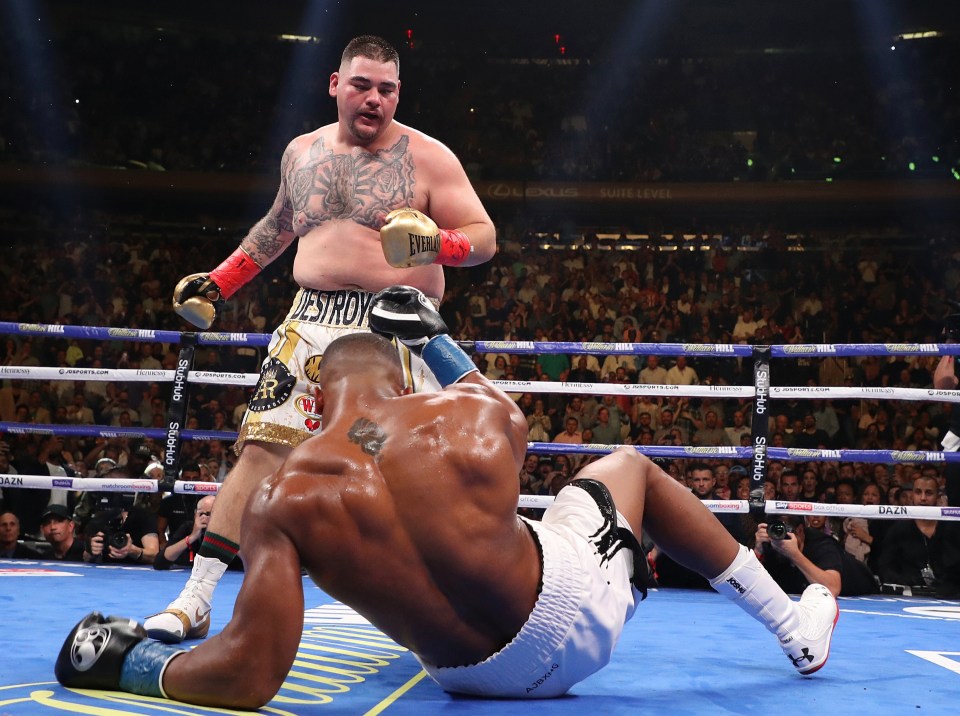 Ruiz produced one of the biggest shocks in heavyweight history when he beat Joshua