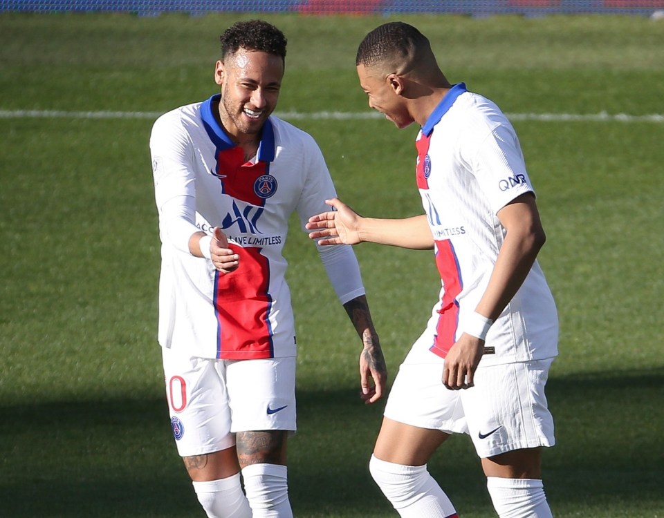 Neymar and Kylian Mbappe join Foden in a star-studded attacking trio