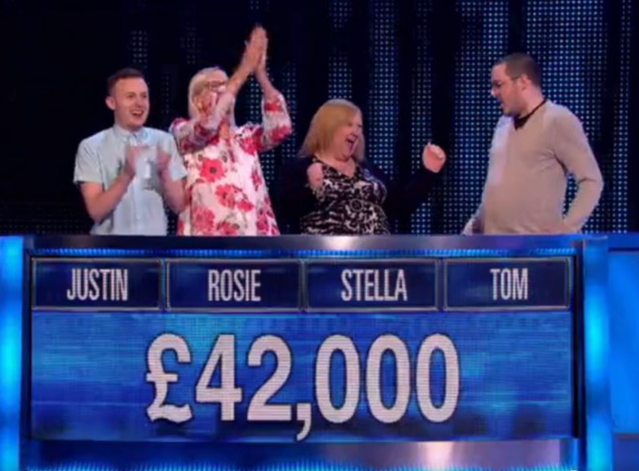 The Chase contestants took home a jackpot of £42,000